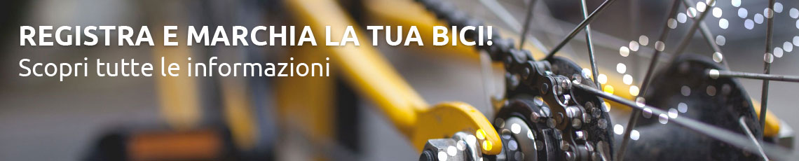 Registra e marchia la tua bici!