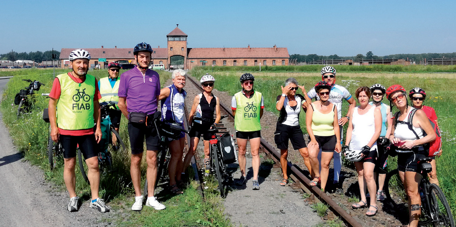 Foto di gruppo a Birkenau