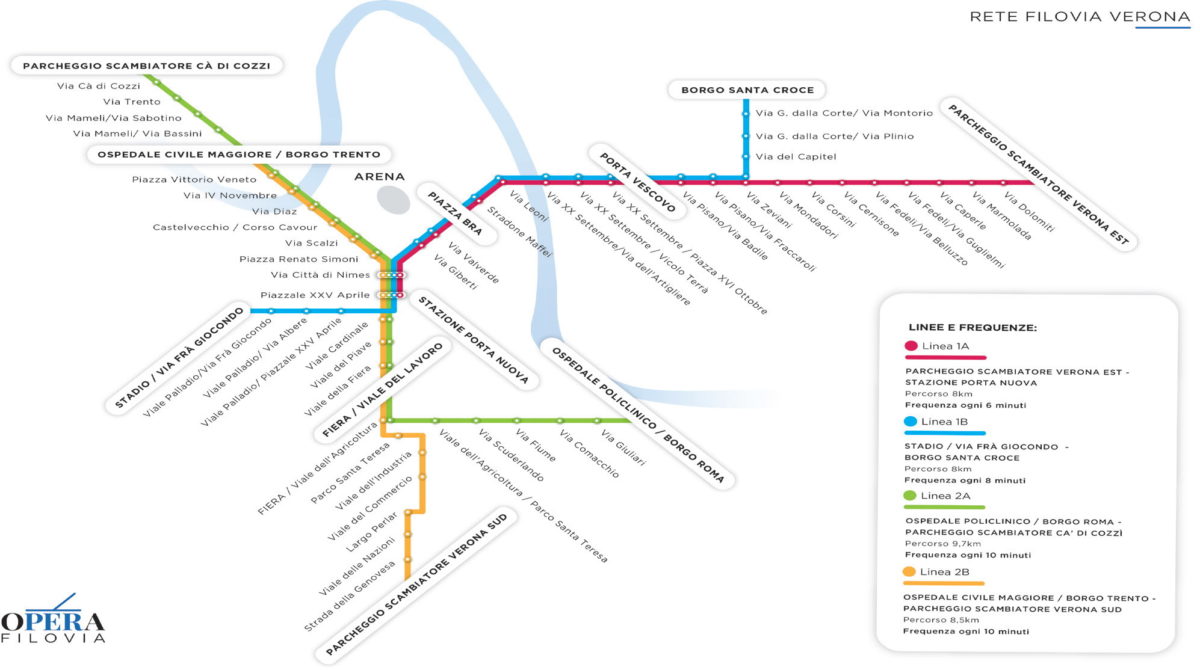 RL164 Filobus e bici convivenza possibile - Pianta progetto