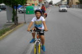 Famiglie in bicicletta al Tocatì