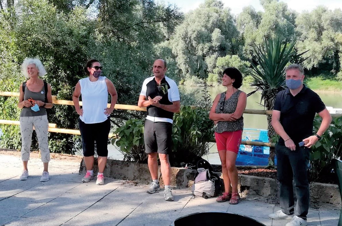 RL168 Lo sbocco al mare - I candidati PD sull'Adige a Legnago