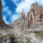 Catinaccio verso le torri del Vajolet