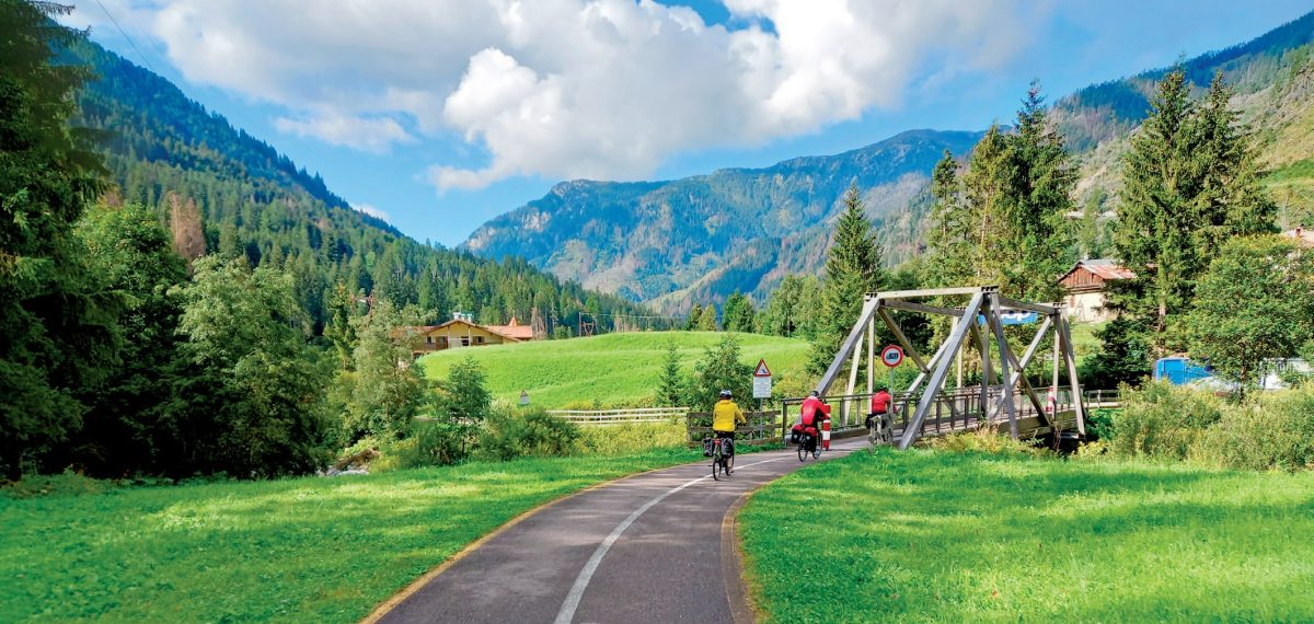 RL173 Viaggi - La prima valle non si scorda mai - Ponte ciclabile in Val di Fiemme