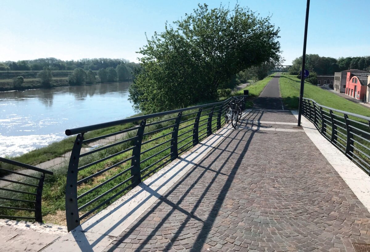 RL176 Legnago - Ciclovia della destra Adige vicino al ponte Principe Umberto