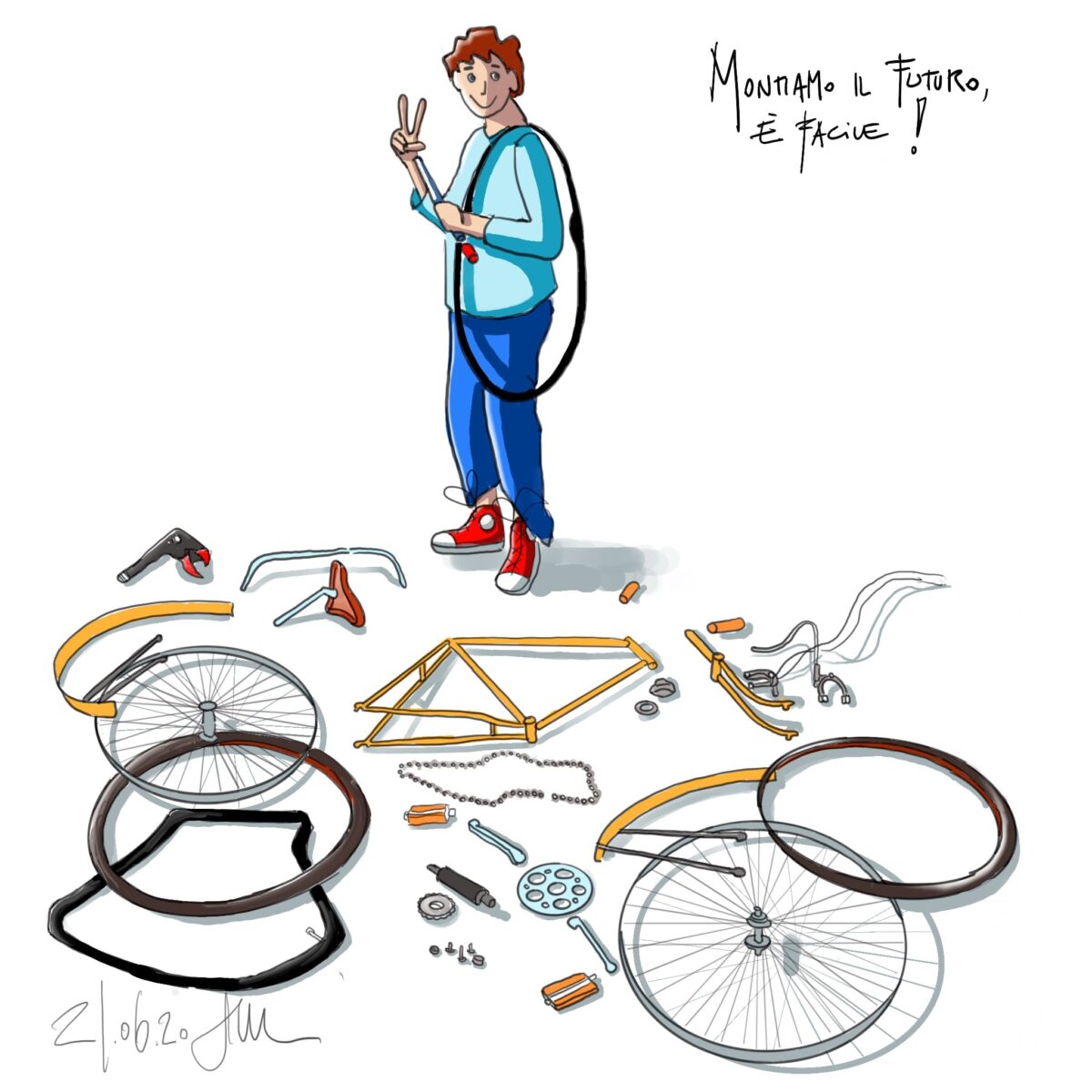 2020.06.21 Montiamo il futuro, è facile! (Alberto Marescotti - FIAB Mesagne - Cicloamici)