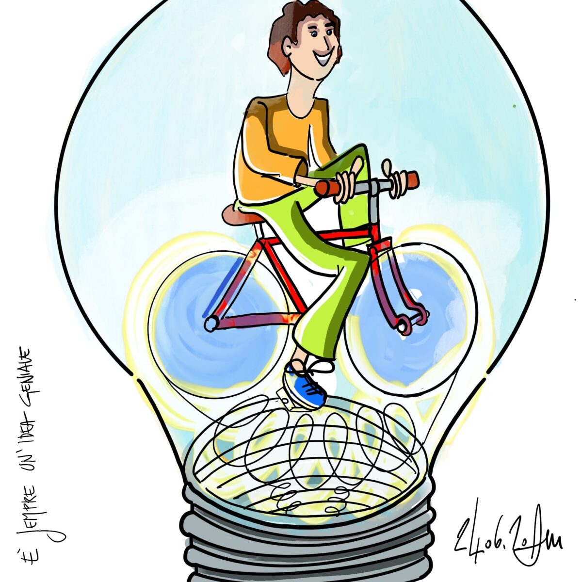 2020.06.24 È sempre un'idea geniale (Alberto Marescotti - FIAB Mesagne - Cicloamici)