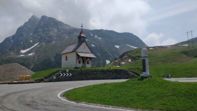 Montagna, passo giovo, chiesa, val d'isarco