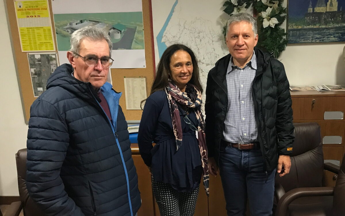 RL178 Isola della Scala crocevia della pianura veronese - da sinistra Gianfranco Patuzzi, Elena Polettini, Corrado Marastoni