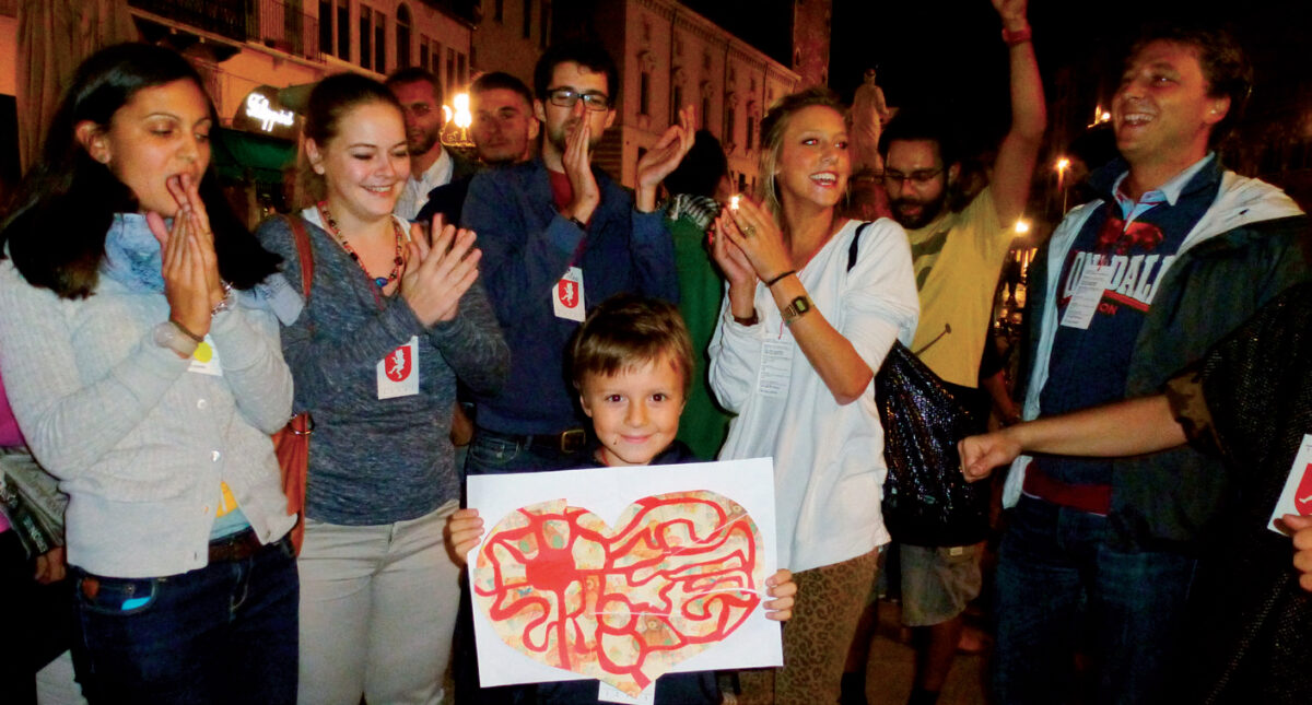RL179 Chiude la caccia al tesoro in bici - Squadra vincitrice 2012
