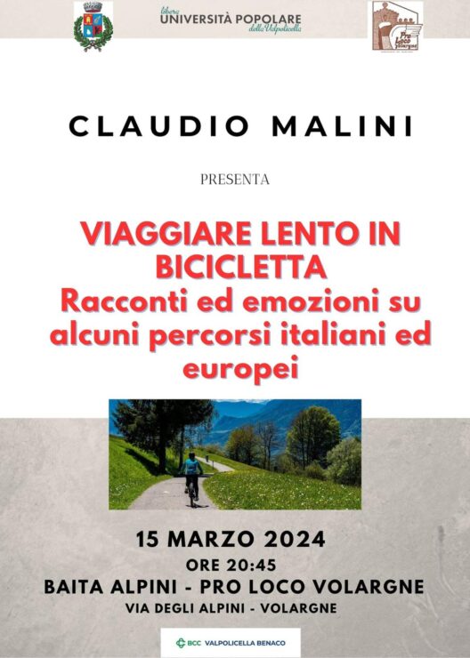 2024.03.15 Viaggiare lento in bicicletta (Claudio Malini)
