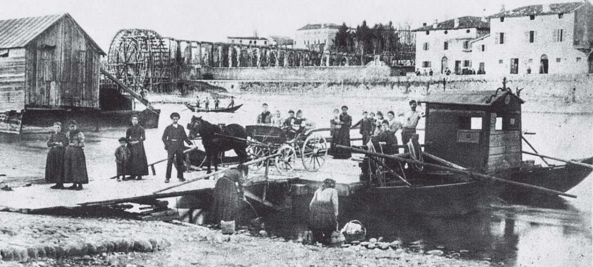 RL183 Verona e il suo fiume - Foto di Settimo agli inizi del '900