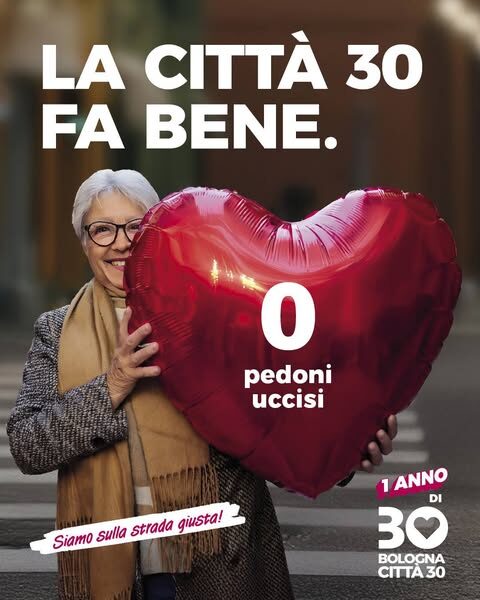 2025.02 La Città 30 fa bene - 0 pedoni uccisi